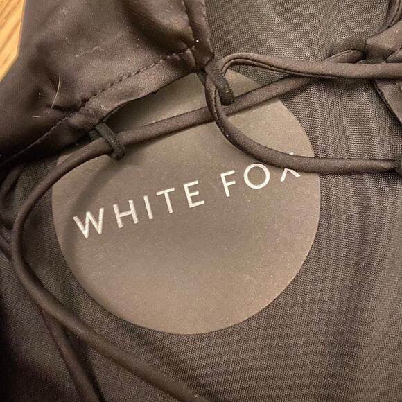 White Fox Boutique Dance Til Dawn Crop Top in Black - Picture 4 of 8